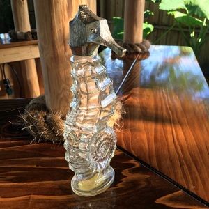 Large vintage seahorse Avon bottle!